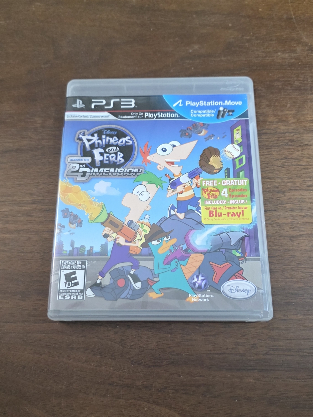 Sony PS3 Phineas and Ferb across the 2nd Dimension Game Cib